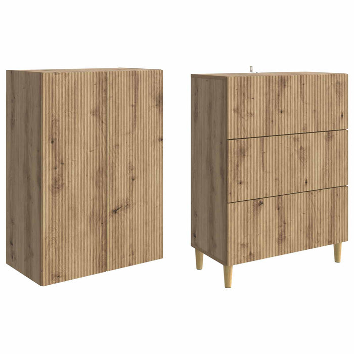 Set de Dulapuri 2 pcs 66 x 34,5 x 90 cm Lemn prelucrat WALTI