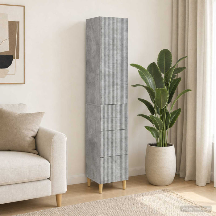 Set de Dulapuri 2 pcs 33 x 34,5 x 90 cm Lemn prelucrat - WALTI WALTI