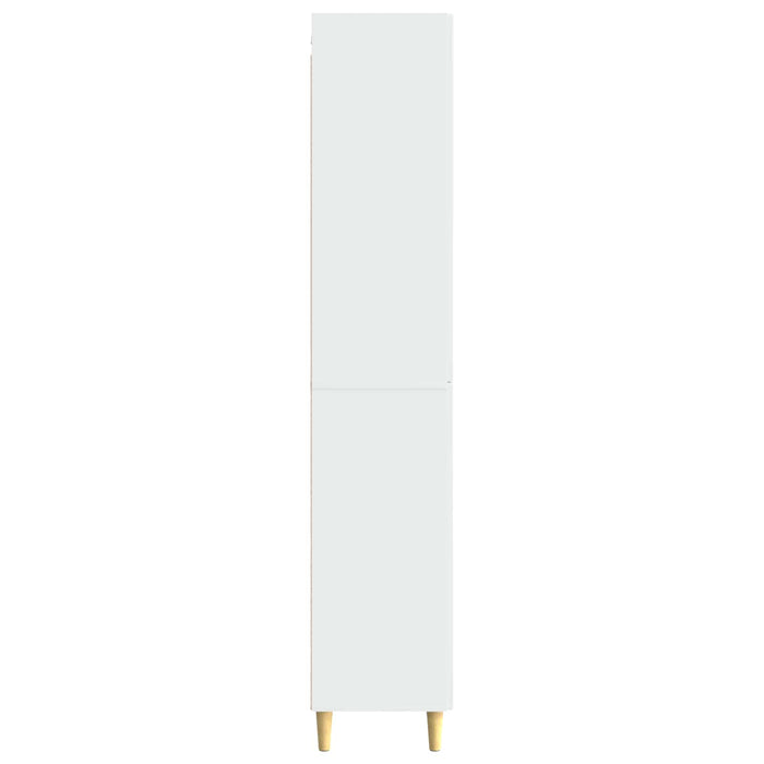 Set de Dulapuri 2 pcs Alb foarte lucios 33 x 34,5 x 90 cm WALTI