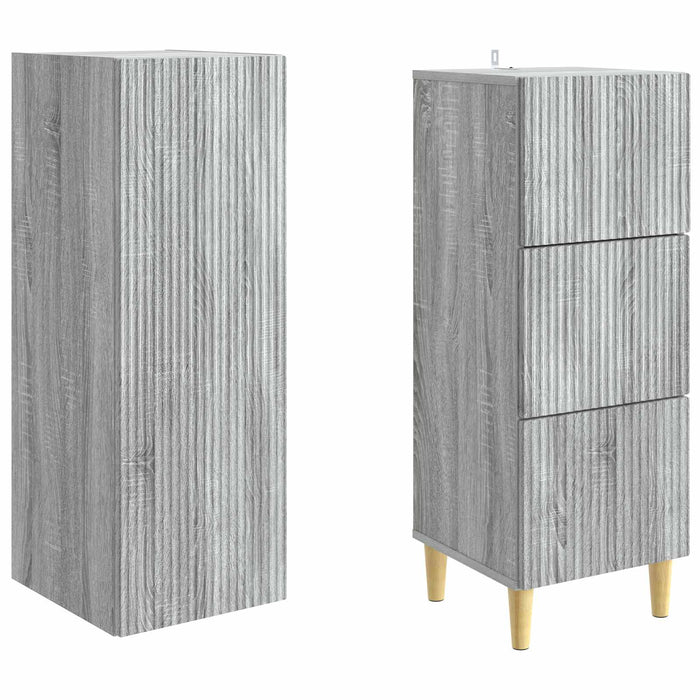 Set de Dulapuri 2 pcs Sonoma gri 33 x 34,5 x 90 cm WALTI