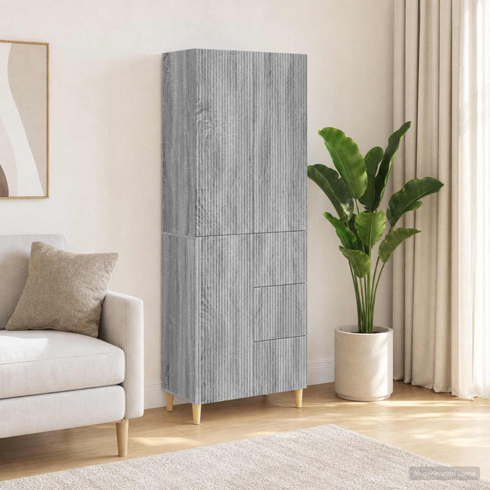 Set de Dulapuri 2 pcs Sonoma gri 66 x 34,5 x 90 cm - WALTI WALTI