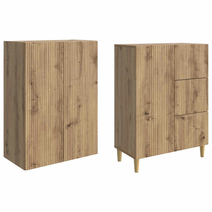 Set de Dulapuri 2 pcs 66 x 34,5 x 90 cm Lemn prelucrat WALTI