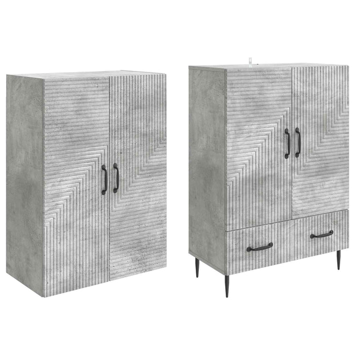 Set de Dulapuri 2 pcs 66 x 34,5 x 95 cm Lemn prelucrat WALTI