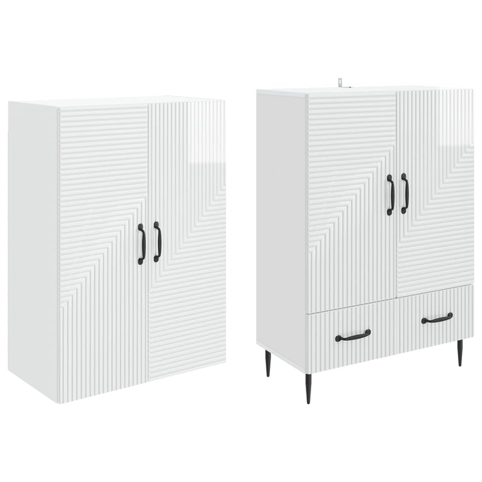 Set de Dulapuri 2 pcs 66 x 34,5 x 95 cm Lemn prelucrat WALTI