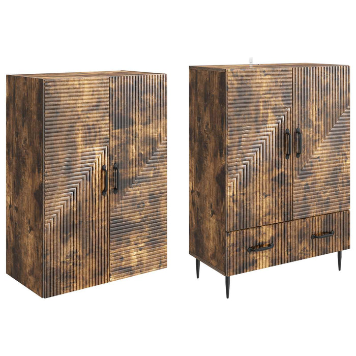 Set de Dulapuri 2 pcs 66 x 34,5 x 95 cm Lemn prelucrat WALTI
