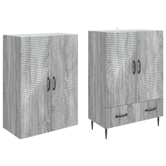 Set de Dulapuri 2 pcs 66 x 34,5 x 95 cm Lemn prelucrat WALTI