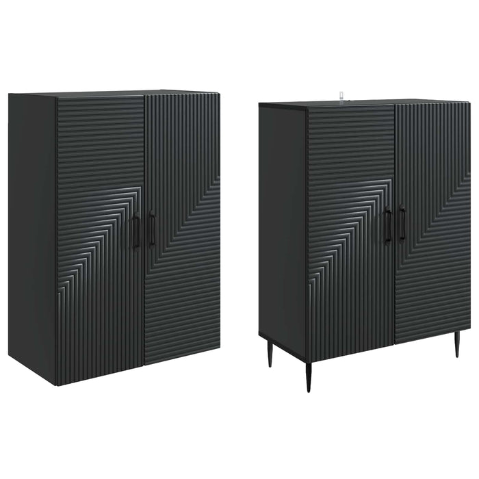 Set de Dulapuri 2 pcs 66 x 34,5 x 89,5 cm Lemn prelucrat WALTI