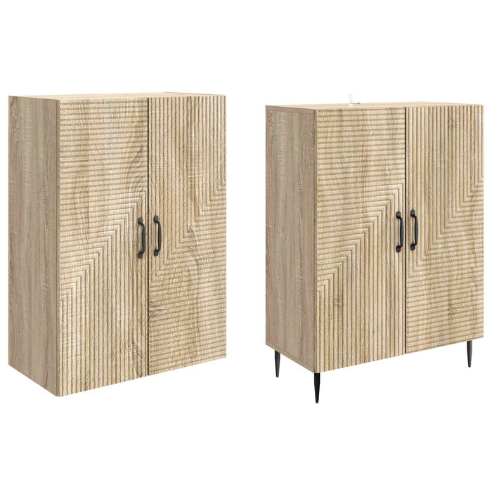 Set de Dulapuri 2 pcs 66 x 34,5 x 89,5 cm Lemn prelucrat WALTI