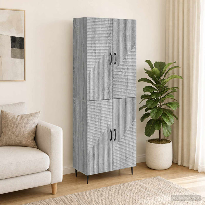 Set de Dulapuri 2 pcs Sonoma gri 66 x 34,5 x 89,5 cm - WALTI WALTI