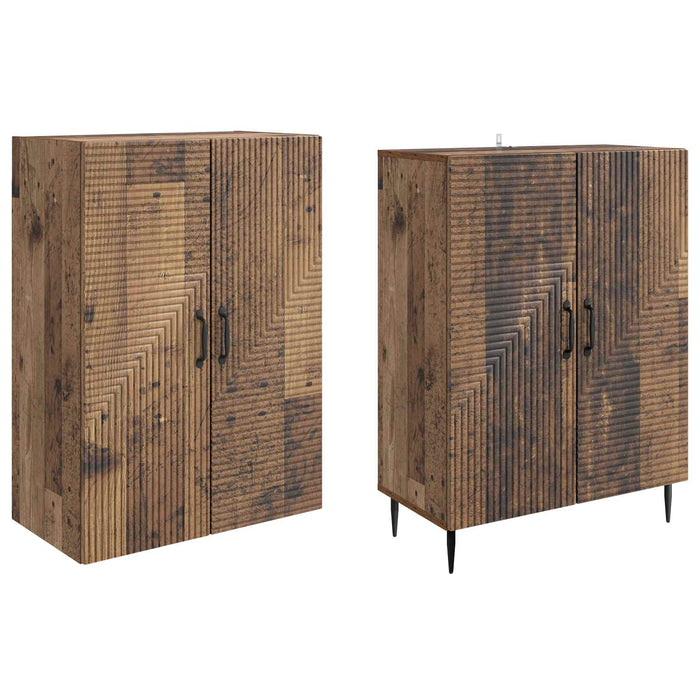 Set de Dulapuri 2 pcs 66 x 34,5 x 89,5 cm Lemn prelucrat WALTI