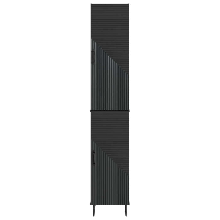 Set de Dulapuri 2 pcs Negru 33 x 34,5 x 89,5 cm Lemn prelucrat WALTI