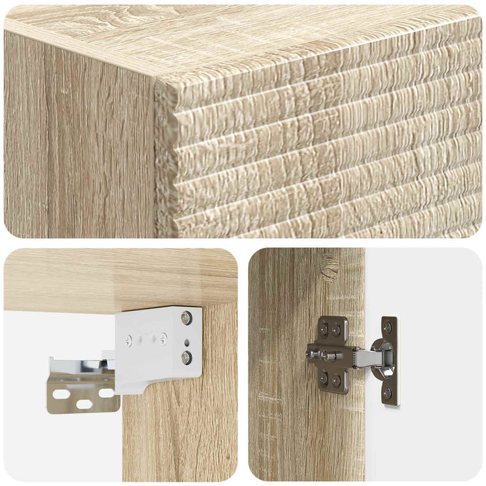 Set de Dulapuri 2 pcs Stejar Sonoma 33 x 34,5 x 89,5 cm WALTI