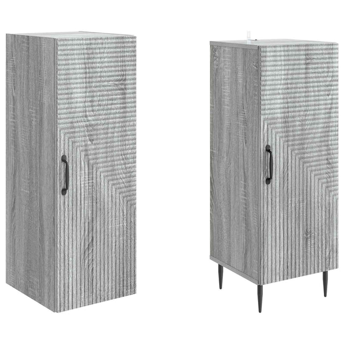 Set de Dulapuri 2 pcs Sonoma gri 33 x 34,5 x 89,5 cm WALTI
