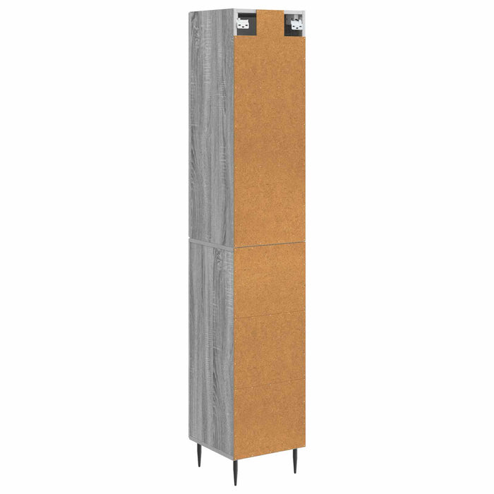 Set de Dulapuri 2 pcs Sonoma gri 33 x 34,5 x 89,5 cm WALTI
