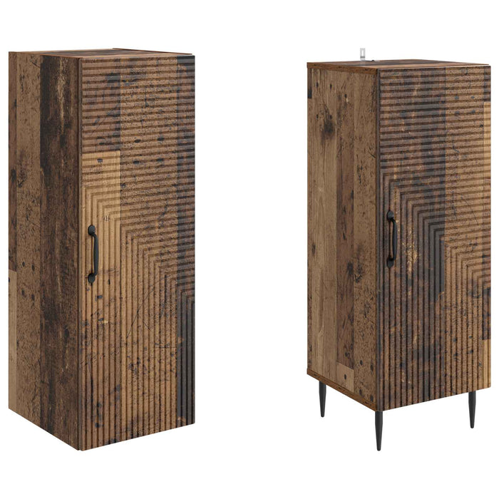 Set de Dulapuri 2 pcs Lemn vechi 33 x 34,5 x 89,5 cm WALTI
