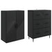 Set de Dulapuri 2 pcs Negru 66 x 34,5 x 90 cm Lemn prelucrat - WALTI WALTI
