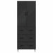 Set de Dulapuri 2 pcs Negru 66 x 34,5 x 90 cm Lemn prelucrat - WALTI WALTI
