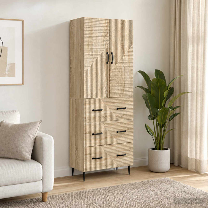 Set de Dulapuri 2 pcs Stejar Sonoma 66 x 34,5 x 90 cm - WALTI WALTI