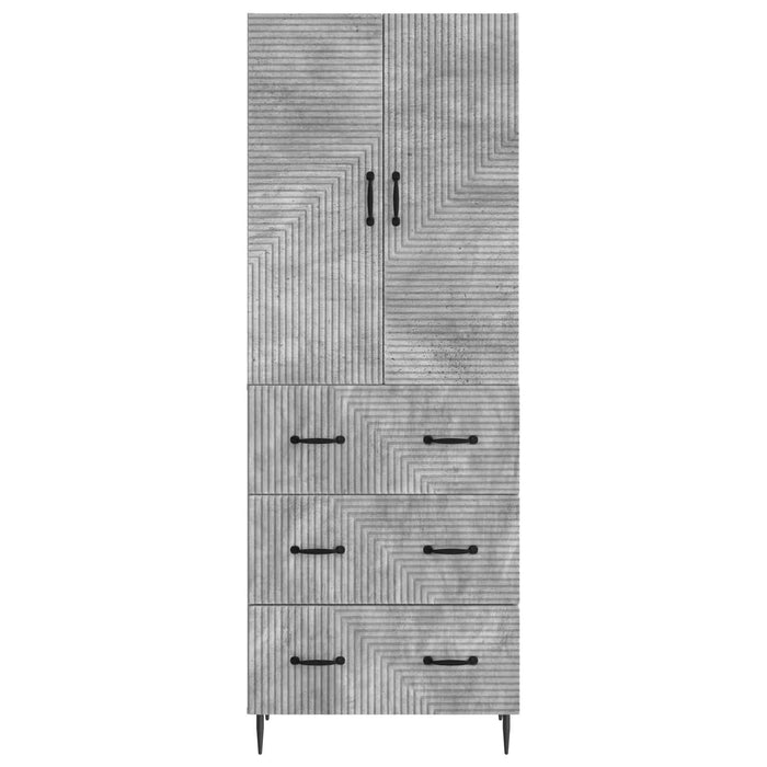 Set de Dulapuri 2 pcs Gri Beton 66 x 34,5 x 90 cm - WALTI WALTI