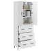 Set de Dulapuri 2 pcs Alb foarte lucios 66 x 34,5 x 90 cm - WALTI WALTI