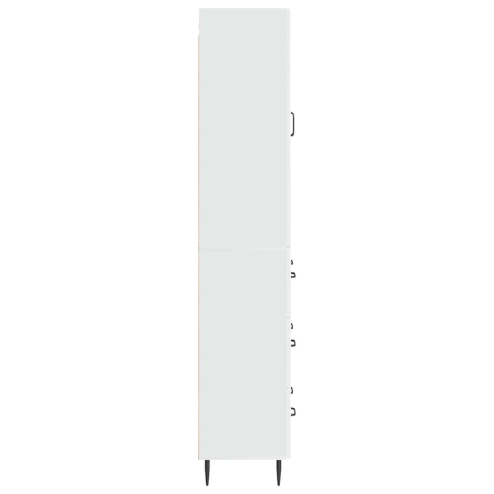 Set de Dulapuri 2 pcs Alb foarte lucios 66 x 34,5 x 90 cm - WALTI WALTI