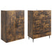 Set de Dulapuri 2 pcs Stejar fumuriu 66 x 34,5 x 90 cm - WALTI WALTI