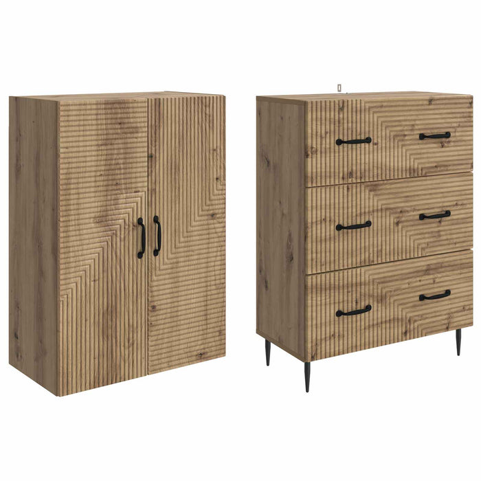 Set de Dulapuri 2 buc. 66 x 34,5 x 90 cm Lemn prelucrat WALTI