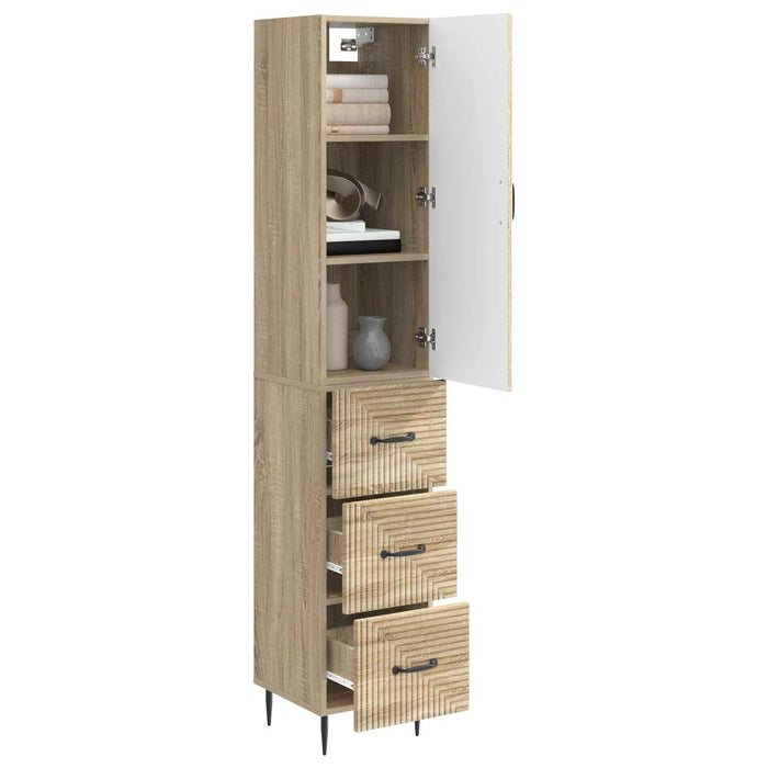 Set de Dulapuri 2 pcs Stejar Sonoma 33 x 34,5 x 90 cm - WALTI WALTI
