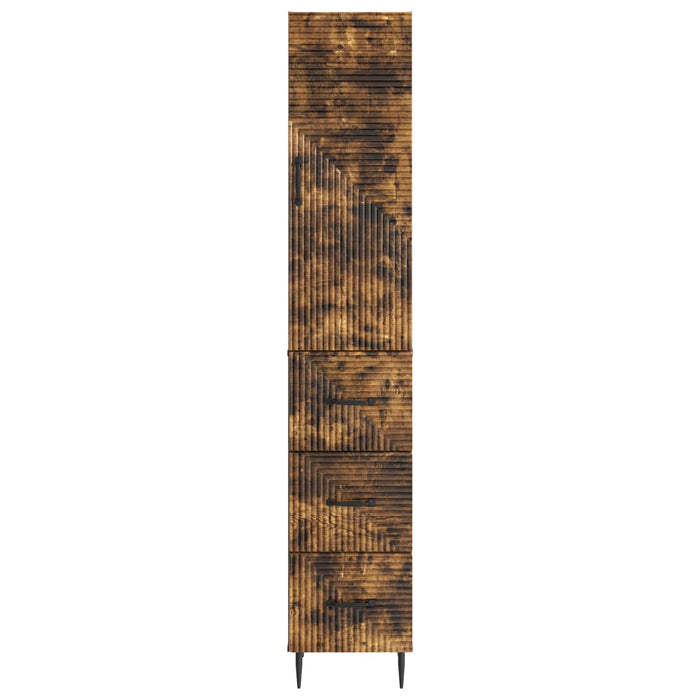 Set de Dulapuri 2 pcs Stejar fumuriu 33 x 34,5 x 90 cm - WALTI WALTI