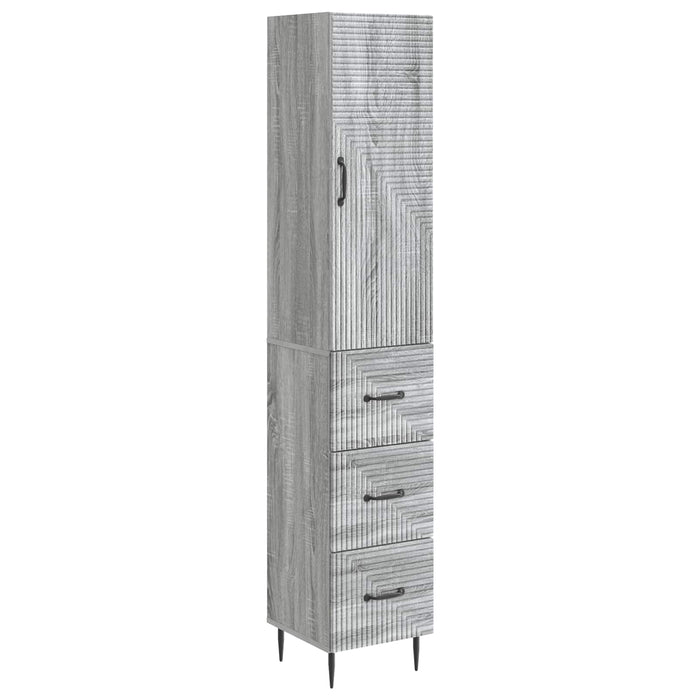 Set de Dulapuri 2 pcs Sonoma gri 33 x 34,5 x 90 cm - WALTI WALTI