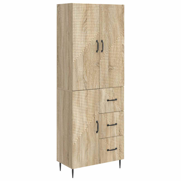 Set de Dulapuri 2 pcs Stejar Sonoma 66 x 34,5 x 89,5 cm WALTI
