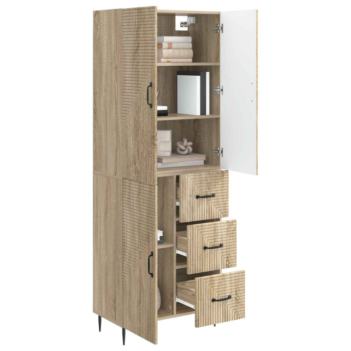 Set de Dulapuri 2 pcs Stejar Sonoma 66 x 34,5 x 89,5 cm WALTI