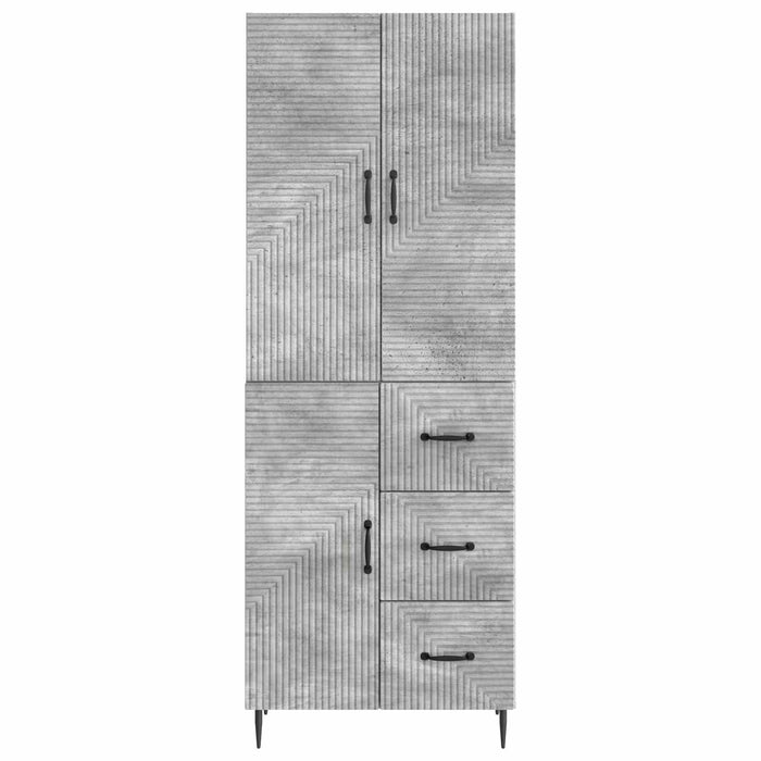 Set de Dulapuri 2 pcs Gri Beton 66 x 34,5 x 89,5 cm WALTI