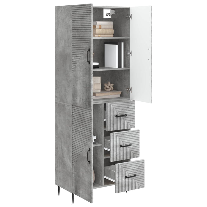 Set de Dulapuri 2 pcs Gri Beton 66 x 34,5 x 89,5 cm WALTI