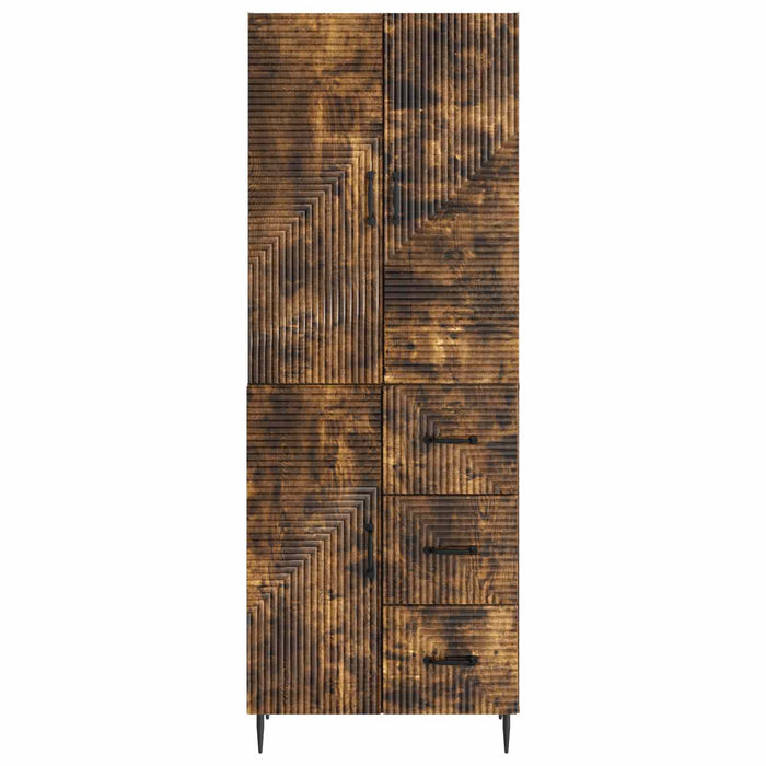 Set de Dulapuri 2 pcs Stejar fumuriu 66 x 34,5 x 89,5 cm WALTI