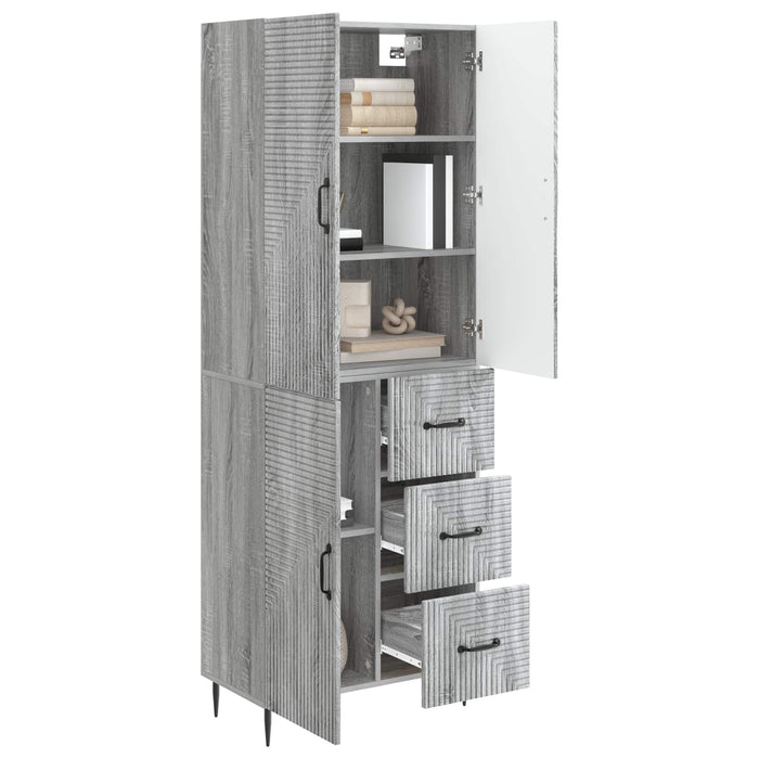 Set de Dulapuri 2 pcs Sonoma gri 66 x 34,5 x 89,5 cm WALTI