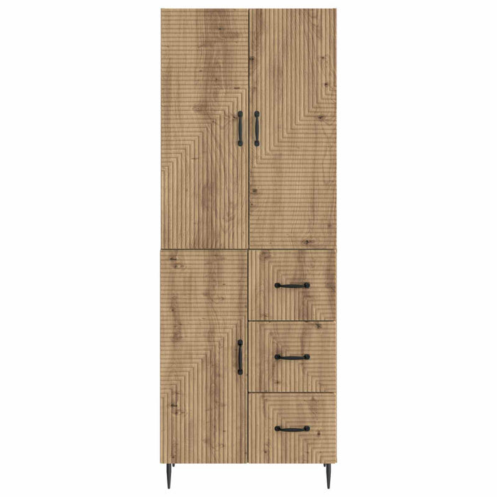 Set de Dulapuri 2 pcs Stejar Artizanal 66 x 34,5 x 89,5 cm WALTI