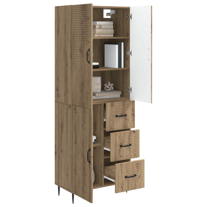 Set de Dulapuri 2 pcs Stejar Artizanal 66 x 34,5 x 89,5 cm WALTI