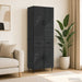 Set de Dulapuri 2 pcs Negru 66 x 34,5 x 89,5 cm Lemn prelucrat - WALTI WALTI