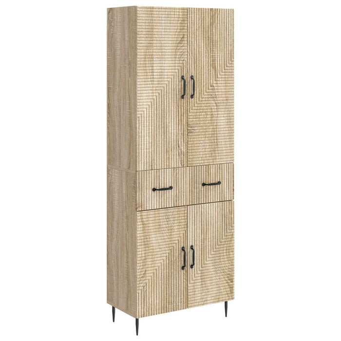 Set de Dulapuri 2 pcs Stejar Sonoma 66 x 34,5 x 89,5 cm WALTI