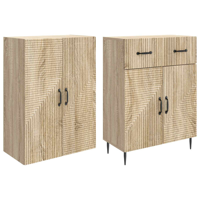 Set de Dulapuri 2 pcs Stejar Sonoma 66 x 34,5 x 89,5 cm WALTI