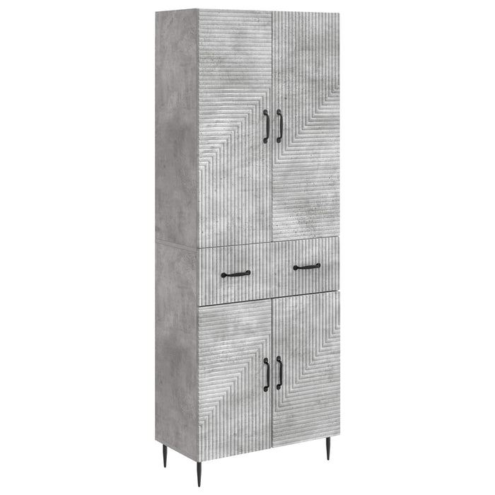 Set de Dulapuri 2 pcs Gri Beton 66 x 34,5 x 89,5 cm WALTI