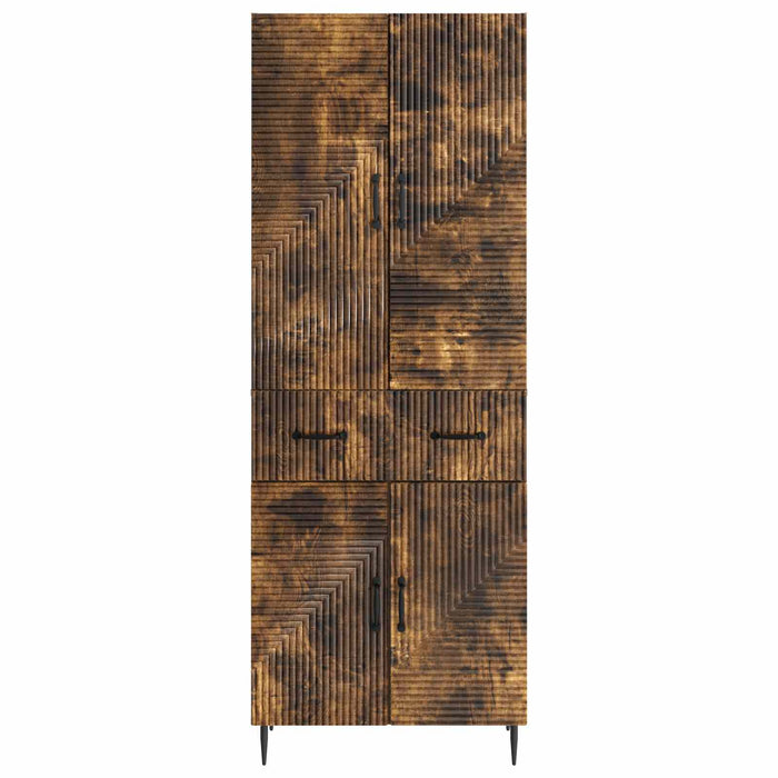 Set de Dulapuri 2 pcs Stejar fumuriu 66 x 34,5 x 89,5 cm WALTI
