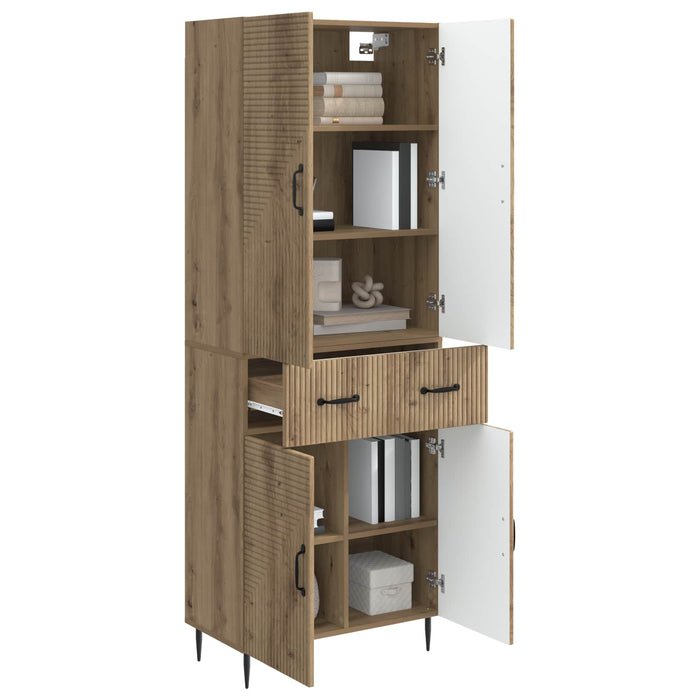 Set de Dulapuri 2 pcs Stejar Artizanal 66 x 34,5 x 89,5 cm WALTI