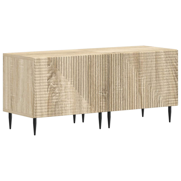 Set de 3 piese pentru TV cu LED Stejar Sonoma Lemn prelucrat WALTI