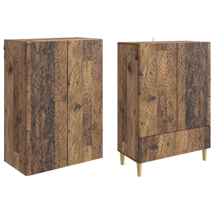 Set de Dulapuri 2 pcs Lemn vechi Lemn prelucrat - WALTI WALTI