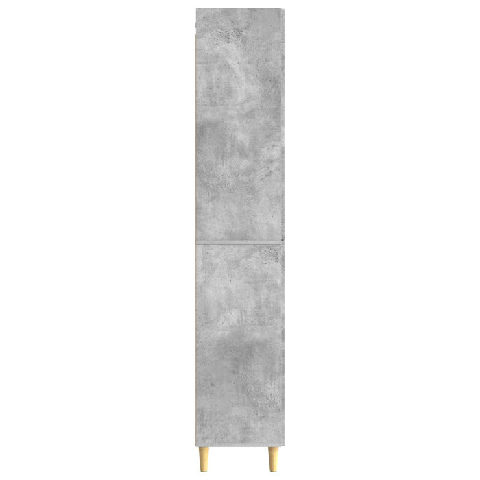 Set de Dulapuri 2 pcs Gri Beton Lemn prelucrat WALTI