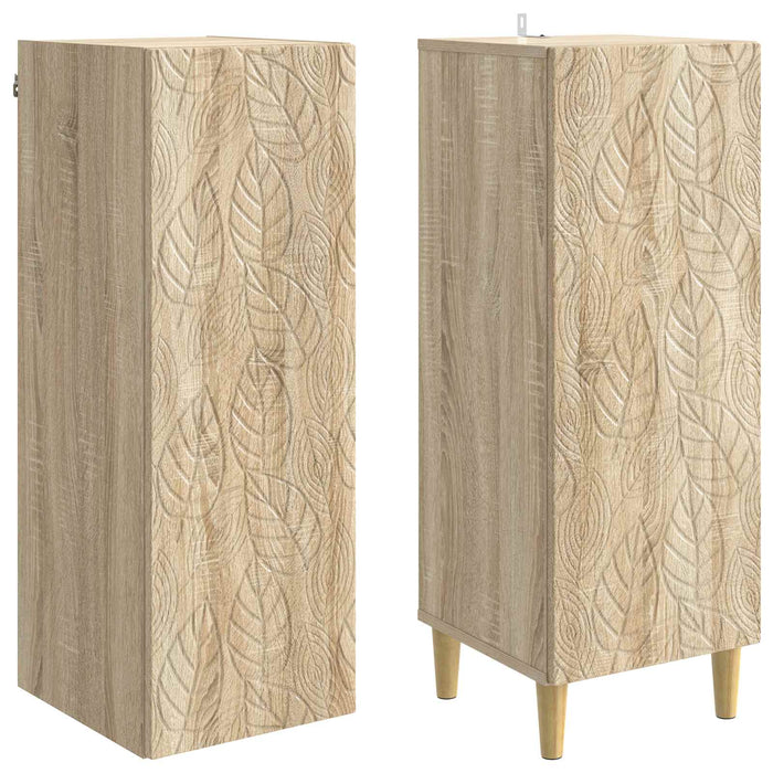 Set de Dulapuri 2 pcs Stejar Sonoma Lemn prelucrat WALTI
