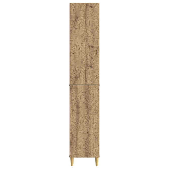 Set de Dulapuri 2 pcs Stejar Artizanal Lemn prelucrat WALTI
