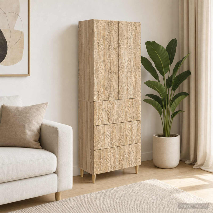 Set de Dulapuri 2 pcs Stejar Sonoma 66 x 34,5 x 90 cm - WALTI WALTI